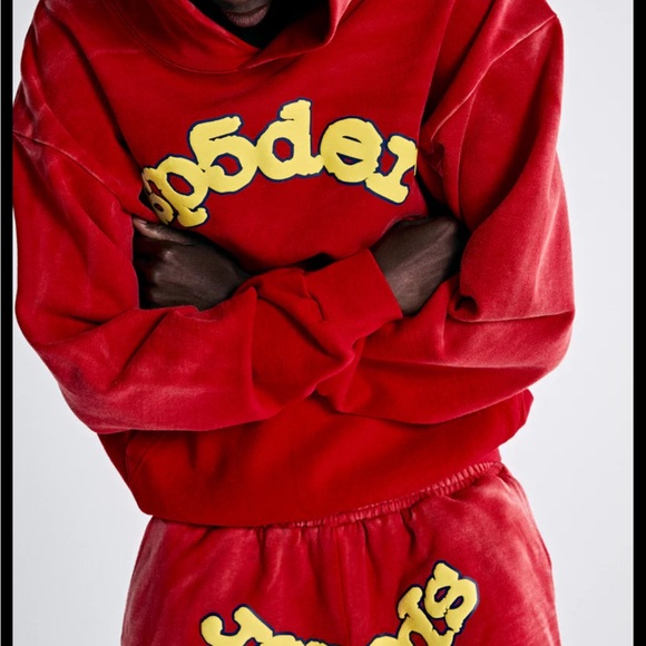 SP5DER OG Logo Red Hoodie - Picture 5 of 5
